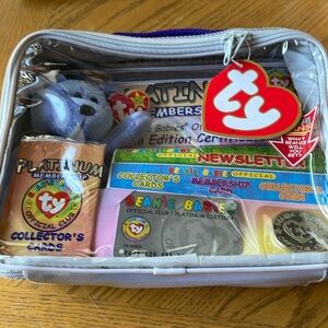 NEW TY Beanie Babies Official Club Platinum Membership Edition II Kit